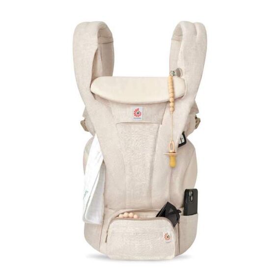 Marsupiu Ergobaby Omni Deluxe - Linen Natural, Culoare: Natur - poza 4 - ExclusivMAG.ro