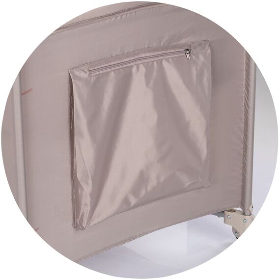 Patut pliabil cu saltea de infasat Chipolino Luna latte, Culoare: Crem, Dimensiuni: 120x60 - poza 4 - ExclusivMAG.ro