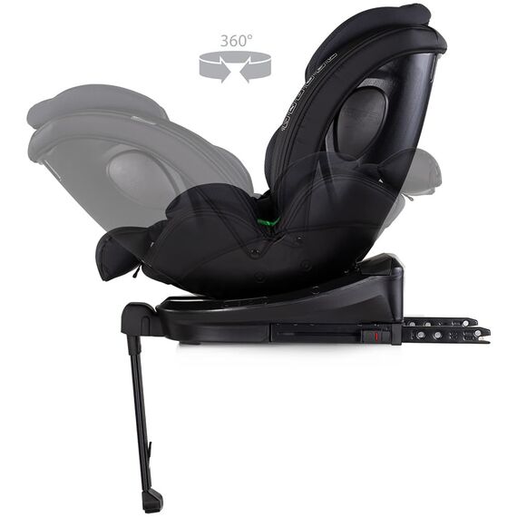 Scaun auto Chipolino Hypnotic Plus I-Size 40-150 cm cu sistem Isofix si sezut rotativ charcoal, Culoare: Gri, Grupa: 0-36kg (0 luni - 12 ani) - poza 6 - ExclusivMAG.ro