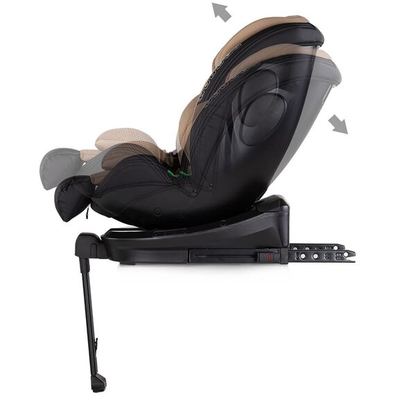 Scaun auto Chipolino Hypnotic Plus I-Size 40-150 cm cu sistem Isofix si sezut rotativ latte, Culoare: Crem, Grupa: 0-36kg (0 luni - 12 ani) - poza 5 - ExclusivMAG.ro