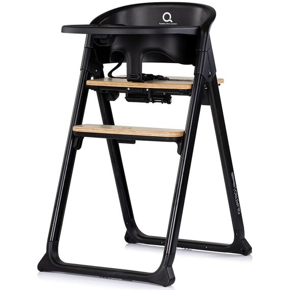 Scaun de masa Chipolino Quatro 4 in 1 charcoal, Culoare: Gri - poza 4 - ExclusivMAG.ro
