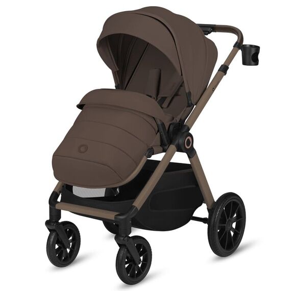 Carucior 2 in 1 Lionelo Layla - Beige Taupe, Culoare: Maro, Model: 2 in 1 - poza 4 - ExclusivMAG.ro