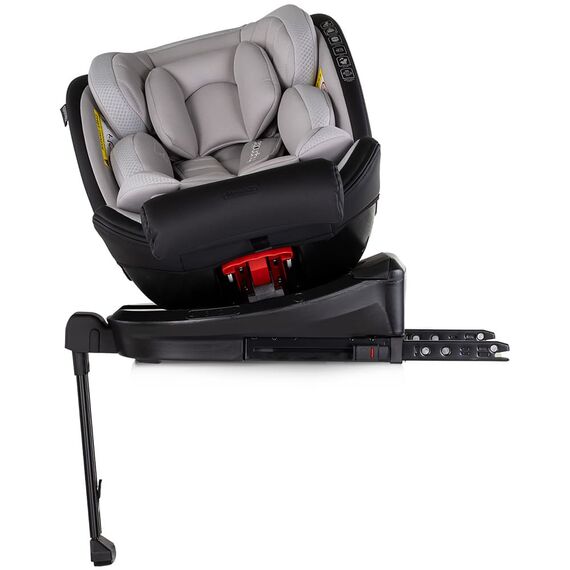 Scaun auto Chipolino Hypnotic Plus I-Size 40-150 cm cu sistem Isofix si sezut rotativ platinum, Culoare: Gri/Negru, Grupa: 0-36kg (0 luni - 12 ani) - poza 6 - ExclusivMAG.ro