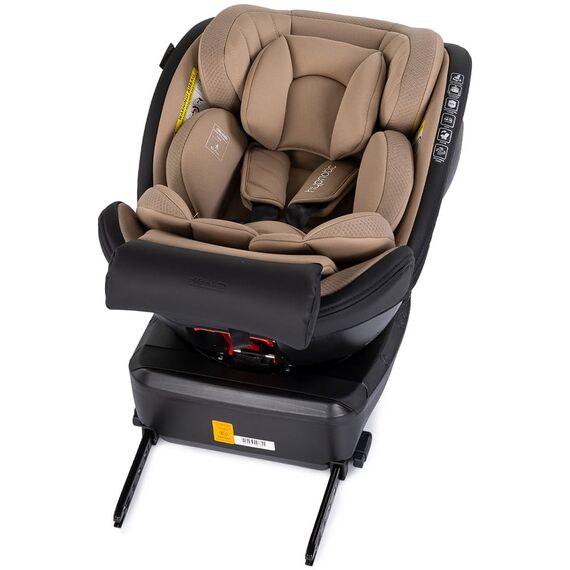 Scaun auto Chipolino Hypnotic Plus I-Size 40-150 cm cu sistem Isofix si sezut rotativ latte, Culoare: Crem, Grupa: 0-36kg (0 luni - 12 ani) - poza 11 - ExclusivMAG.ro