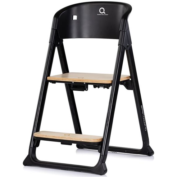 Scaun de masa Chipolino Quatro 4 in 1 charcoal, Culoare: Gri - poza 7 - ExclusivMAG.ro