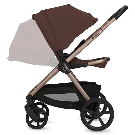 Carucior 3 in 1 Lionelo Carmine - Ciocolatiu, Culoare: Maro, Model: 3 in 1 - poza 9 - ExclusivMAG.ro