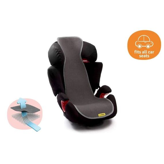 Protectie Antitranspiratie Scaun Auto GR 2-3 BBC Organic Anthracite Aeromoov, Culoare: Gri - poza 2 - ExclusivMAG.ro