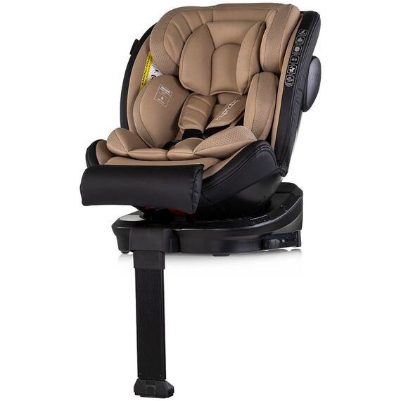 Scaun auto Chipolino Hypnotic Plus I-Size 40-150 cm cu sistem Isofix si sezut rotativ latte, Culoare: Crem, Grupa: 0-36kg (0 luni - 12 ani) - poza 2 - ExclusivMAG.ro