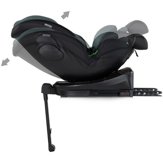 Scaun auto Chipolino Hypnotic Plus I-Size 40-150 cm cu sistem Isofix si sezut rotativ green, Culoare: Verde inchis, Grupa: 0-36kg (0 luni - 12 ani) - poza 9 - ExclusivMAG.ro