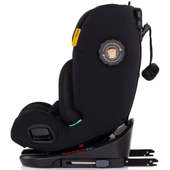 Scaun auto Chipolino Techno iGrow I-Size 40-150 cm cu sistem Isofix si sezut rotativ noir, Culoare: Negru, Grupa: 0-36kg (0 luni - 12 ani) - poza 5 - ExclusivMAG.ro