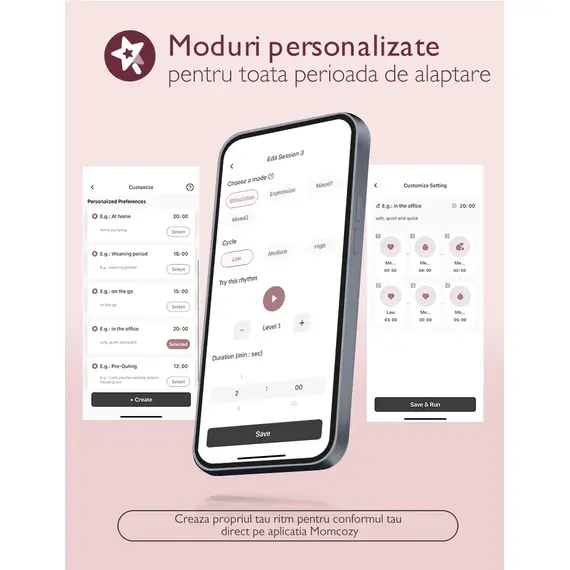 Pompa de san Momcozy Hands-free dubla M9 Red - poza 7 - ExclusivMAG.ro