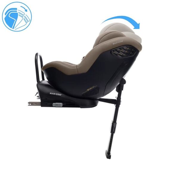 Scaun Auto Maxi-Cosi MobiFix Pro - Authentic Truffle, Culoare: Crem, Grupa: 9-25kg (9 luni - 7 ani) - poza 3 - ExclusivMAG.ro