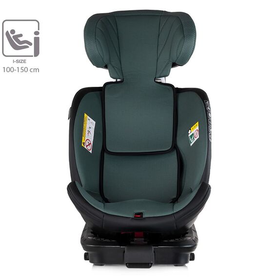 Scaun auto Chipolino Hypnotic Plus I-Size 40-150 cm cu sistem Isofix si sezut rotativ green, Culoare: Verde inchis, Grupa: 0-36kg (0 luni - 12 ani) - poza 10 - ExclusivMAG.ro