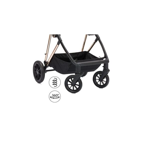 Carucior Fill Elix transformabil 2 in 1 Black Fillikid - poza 10 - ExclusivMAG.ro