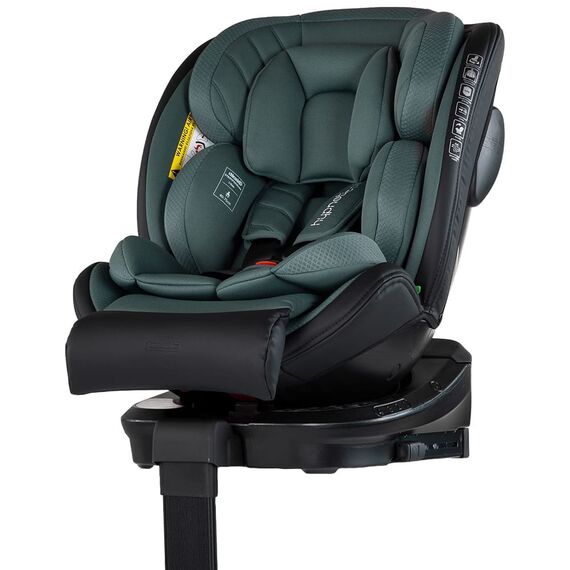Scaun auto Chipolino Hypnotic Plus I-Size 40-150 cm cu sistem Isofix si sezut rotativ green, Culoare: Verde inchis, Grupa: 0-36kg (0 luni - 12 ani)  - ExclusivMAG.ro