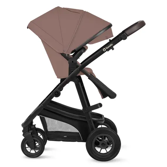 Carucior 3 in 1 Lionelo Bianka - Bej Taupe, Culoare: Maro, Model: 3 in 1 - poza 9 - ExclusivMAG.ro