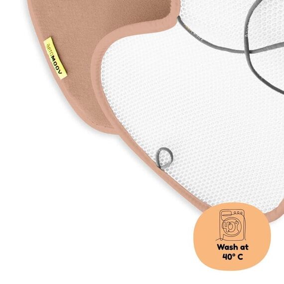 Protectie Antitranspiratie Scaun Auto GR 2-3 BBC, Tuscany, Aeromoov, Culoare: Maro - poza 4 - ExclusivMAG.ro