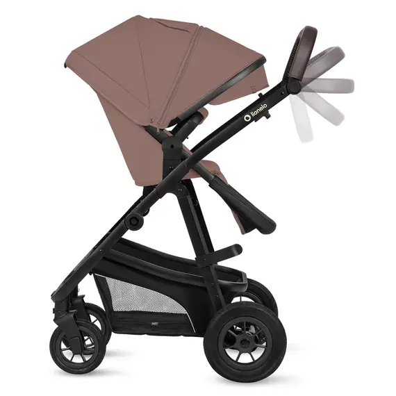 Carucior 3 in 1 Lionelo Bianka - Bej Taupe, Culoare: Maro, Model: 3 in 1 - poza 10 - ExclusivMAG.ro