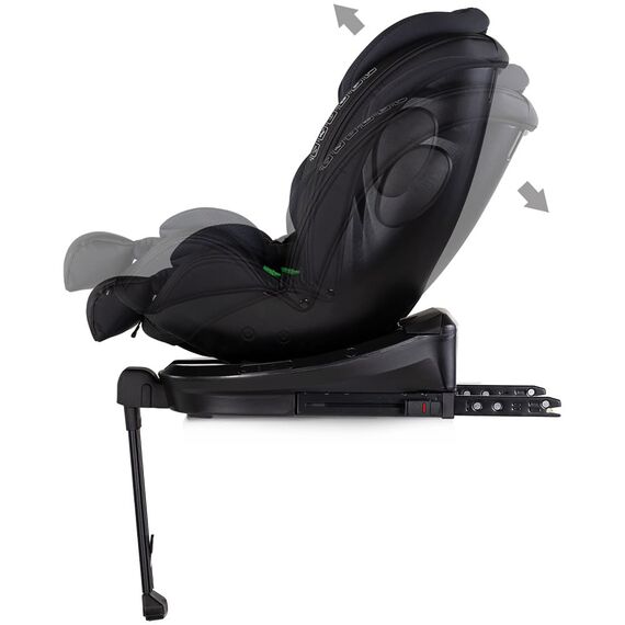 Scaun auto Chipolino Hypnotic Plus I-Size 40-150 cm cu sistem Isofix si sezut rotativ charcoal, Culoare: Gri, Grupa: 0-36kg (0 luni - 12 ani) - poza 4 - ExclusivMAG.ro