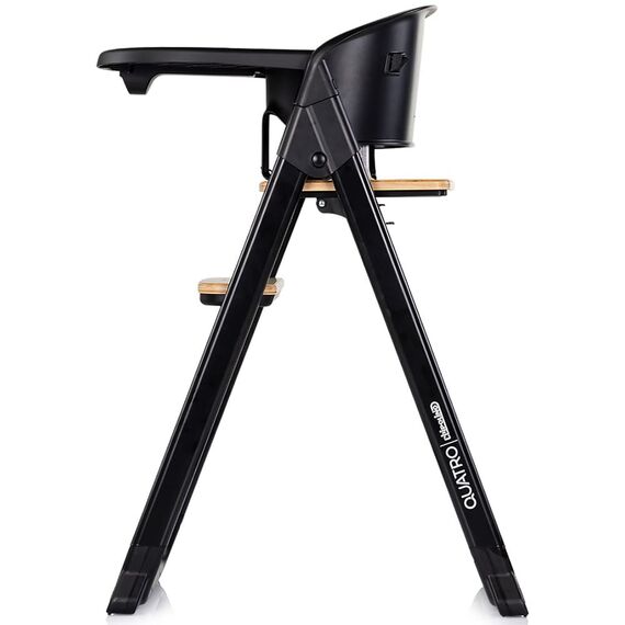 Scaun de masa Chipolino Quatro 4 in 1 charcoal, Culoare: Gri - poza 5 - ExclusivMAG.ro