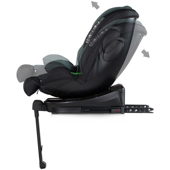 Scaun auto Chipolino Hypnotic Plus I-Size 40-150 cm cu sistem Isofix si sezut rotativ green, Culoare: Verde inchis, Grupa: 0-36kg (0 luni - 12 ani) - poza 5 - ExclusivMAG.ro