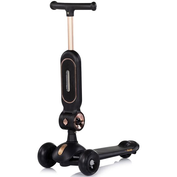 Trotineta Chipolino Bloomi black, Culoare: Negru - poza 2 - ExclusivMAG.ro