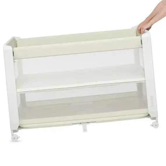 Patut multifunctional Lionelo Patty 5 in 1, 0- 36 luni, Co-sleeper, Tarc de joaca, Bej, Culoare: Bej, Dimensiuni: 120x60 - poza 5 - ExclusivMAG.ro