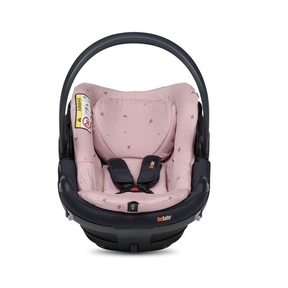 Husă scaun auto BeSafe Go Beyond - Trifoi roz, Culoare: Roz  - ExclusivMAG.ro