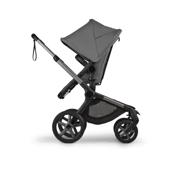 Carucior 2 in 1 Bugaboo Fox 5 Renew - Graphite Moon Grey, Culoare: Gri, Model: 2 in 1 - poza 4 - ExclusivMAG.ro