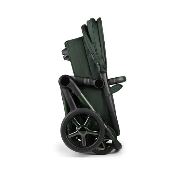 Carucior Bugaboo Fox 5 Noir Limited Edition Midnight Green 2 in 1, Culoare: Verde, Model: 2 in 1 - poza 9 - ExclusivMAG.ro