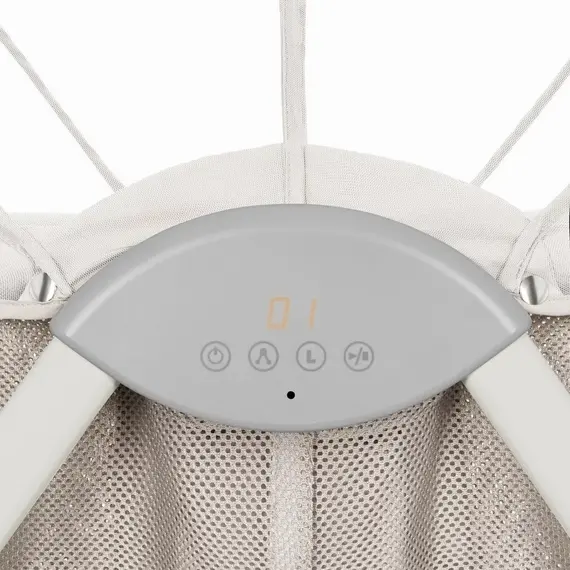 Patut si balansoar portabil Lionelo Gaya 2 in 1 - bej sand, Culoare: Bej, Dimensiuni: 80x50 - poza 6 - ExclusivMAG.ro