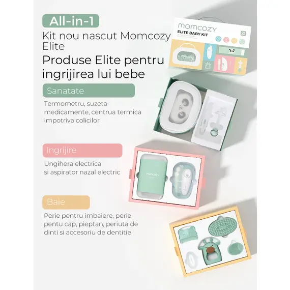 Set ingrijire nou nascut Momcozy All-in-1 Elite - poza 4 - ExclusivMAG.ro