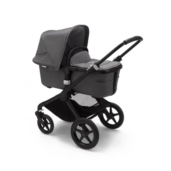 Carucior 2 in 1 Bugaboo Fox 2 Complete - Black Grey Melange, Culoare: Gri, Model: 2 in 1 - poza 3 - ExclusivMAG.ro