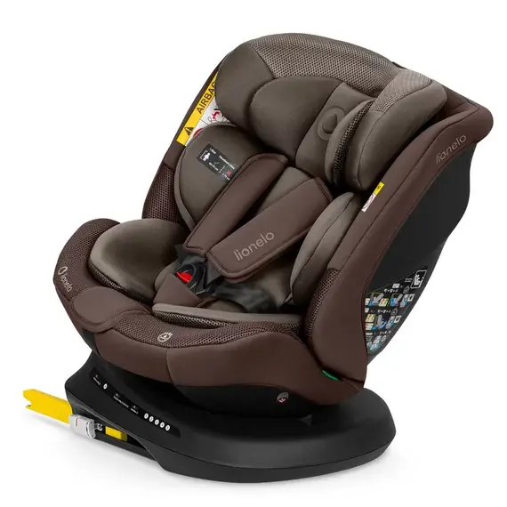 Scaun auto Lionelo Bastiaan Plus i-Size, 0-36 Kg, 40-150 cm, Beige Choco, Culoare: Maro, Grupa: 0-36kg (0 luni - 12 ani)  - ExclusivMAG.ro