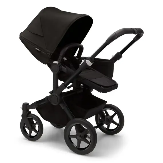 Carucior Bugaboo Donkey 5 Mono - Black Midnight Black, Culoare: Negru, Model: 2 in 1 - poza 3 - ExclusivMAG.ro
