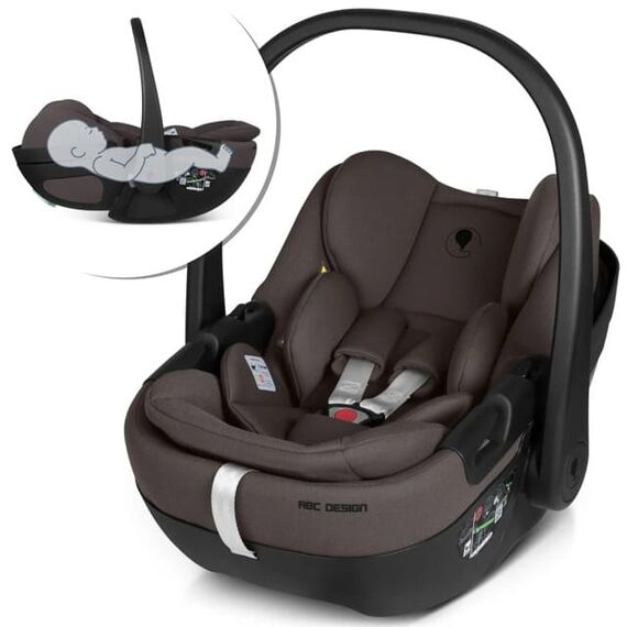 Scaun auto Calla i-Size 40-87cm Falcon - ABC Design, Culoare: Maro, Grupa: 0-13kg (0 luni - 12 luni)  - ExclusivMAG.ro