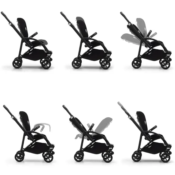 Carucior Bugaboo Bee 6 - Mineral Black Taupe, Culoare: Crem, Model: sport - poza 6 - ExclusivMAG.ro