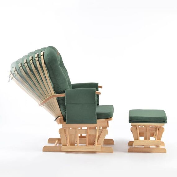 Fotoliu reglabil pentru alaptare ONINO CALM.me - Sapphire Green, Culoare: Verde - poza 6 - ExclusivMAG.ro