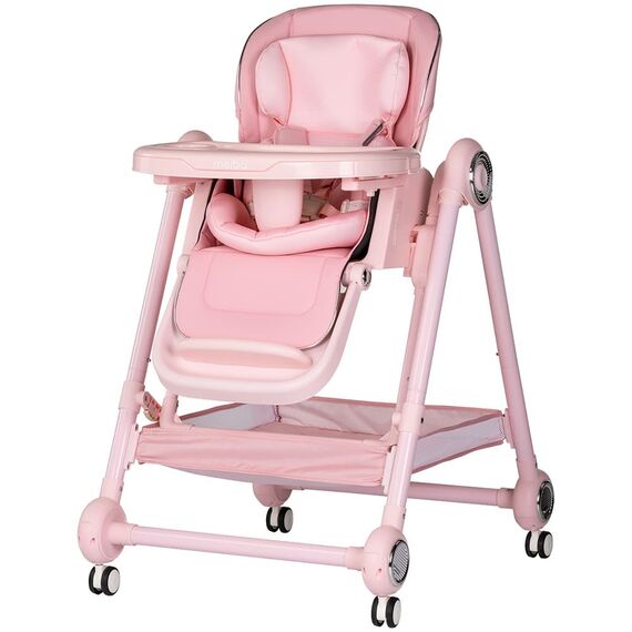 Scaun de masa Chipolino Melba 2 in 1 powder pink, Culoare: Roz  - ExclusivMAG.ro