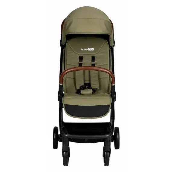 Carucior sport FreeON Bold, De la nastere pana la 22 kg - Green Army, Culoare: Verde inchis, Model: sport - poza 2 - ExclusivMAG.ro