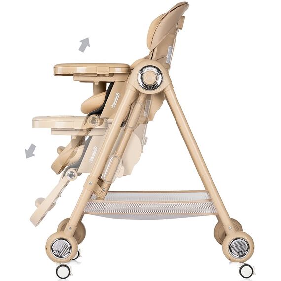 Scaun de masa Chipolino Melba 2 in 1 latte, Culoare: Crem - poza 5 - ExclusivMAG.ro