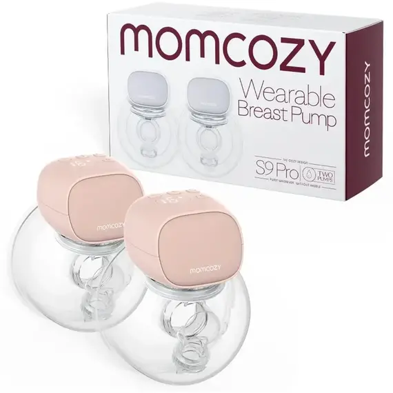 Pompa de san Momcozy Hands-free dubla S9 Pro Pink, Culoare: Roz - poza 5 - ExclusivMAG.ro