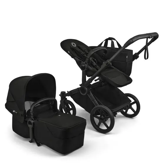Carucior Bugaboo Donkey 6 Complete - Black Heritage Black, Culoare: Negru, Model: 2 in 1 - poza 2 - ExclusivMAG.ro
