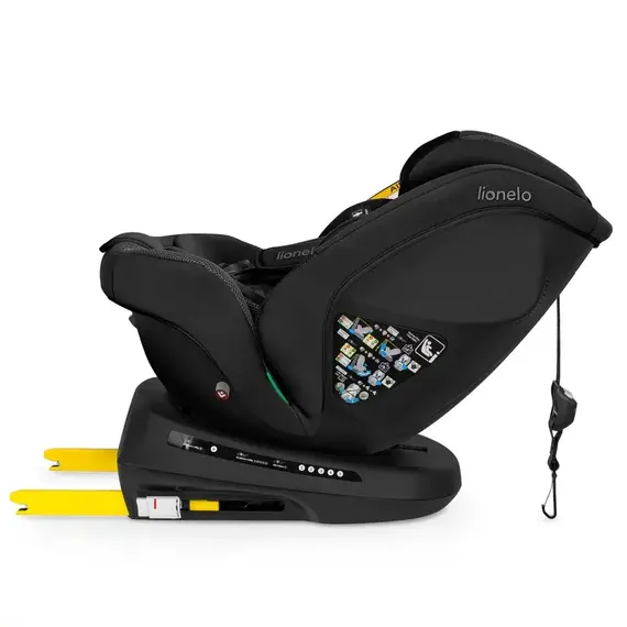 Scaun auto Lionelo Bastiaan Plus i-Size, 0-36 Kg, 40-150 cm, Black Carbon, Culoare: Negru, Grupa: 0-36kg (0 luni - 12 ani) - poza 9 - ExclusivMAG.ro