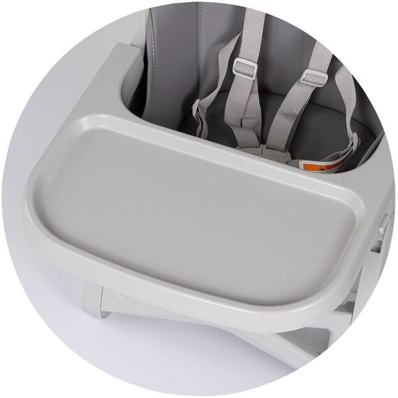 Scaun de masa Chipolino Multi 4 in 1 charcoal, Culoare: Gri - poza 9 - ExclusivMAG.ro