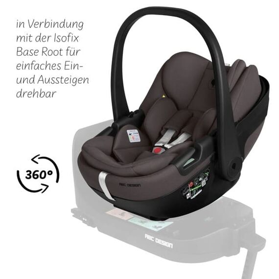 Scaun auto Calla i-Size 40-87cm Falcon - ABC Design, Culoare: Maro, Grupa: 0-13kg (0 luni - 12 luni) - poza 7 - ExclusivMAG.ro