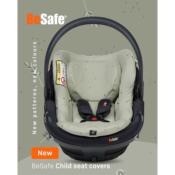 Husă scaun auto BeSafe Go Beyond - Frunza verde, Culoare: Verde - poza 3 - ExclusivMAG.ro