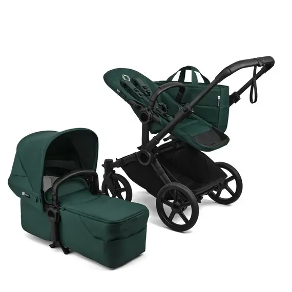 Carucior Bugaboo Donkey 6 Complete - Black Green, Culoare: Verde inchis, Model: 2 in 1 - poza 5 - ExclusivMAG.ro