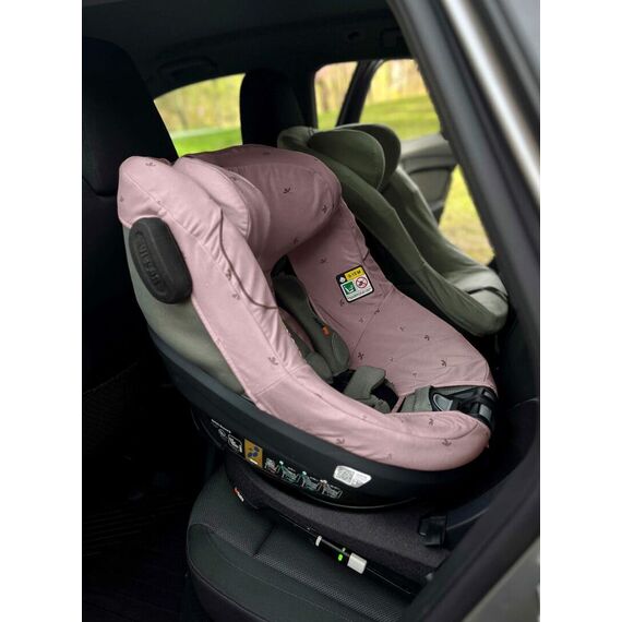 Husă scaun auto BeSafe Beyond / Beyond 360 - Trifoi roz, Culoare: Roz - poza 2 - ExclusivMAG.ro