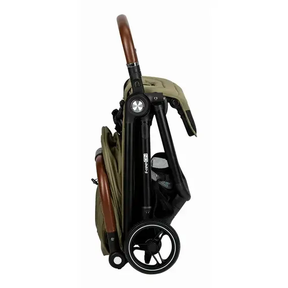 Carucior sport FreeON Bold, De la nastere pana la 22 kg - Green Army, Culoare: Verde inchis, Model: sport - poza 4 - ExclusivMAG.ro